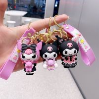 Sanrio Kuromi Keychain Doll Key Chain Cartoon Anime My Melody Cinnamoroll Cute Pendant Keyring Buckle Small Gift Wholesale 산리오