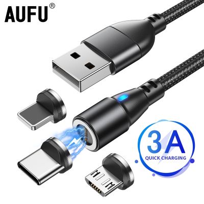 （SPOT EXPRESS） AUFU ChargeQC3.03ACharging แม่เหล็ก USBfor XiaomiAndroid Data WirePhone Charger Cord