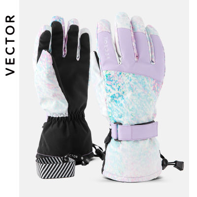 Girls Boys Waterproof Warm Gloves Winter Professional Ski Gloves Snow Kids Windproof Skiing Snowboard Gloves Riding Gloves