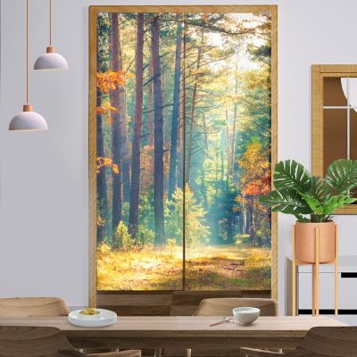 Fashion 2023 Forest Gate curtain landscape of living room and bedroom