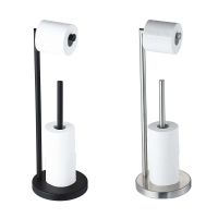 ∈ஐ☞ Toilet Paper Holder Stand with Storage Roll Paper Holder Floor Stand Toilet Paper Holder Bathroom Accessories Rolling Paper