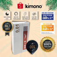 Bao cao su cao cấp Kimiko Luxury 0.01 mm siêu mỏng dạng khay mỏng hơn