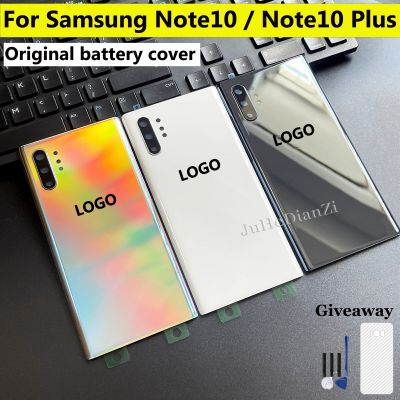 Original Samsung Glass Housing Back Cover Cases For SAMSUNG Galaxy Note 10 Note X Note10 Plus Note10+ Phone Rear Battery Door Replacement Parts