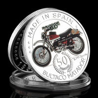 สเปน Bultaco Matador ของที่ระลึกเหรียญเงินของขวัญสะสม Made In สเปน Collection Art 1PCS เหรียญที่ระลึก-Faewer