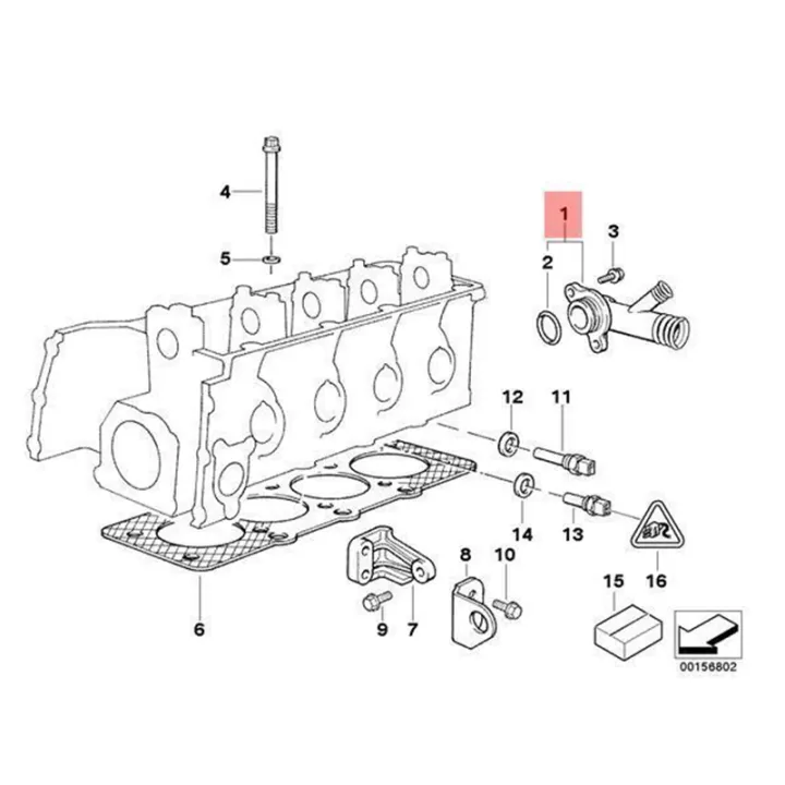 11531739208-coolant-flange-pipe-fits-for-bmw-316-e36-1-9-98-to-00