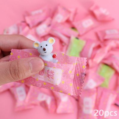 20PCS Cute Mini Simulation Animal Blind Box Toys Action Surprise Tide Play Figures Fake Candy Guess Blind Bag for Kids Gifts