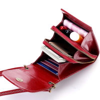 Geniuine Leather Womans Bag Phone Bag Messenger Bag Fashion MINI Ladies Shoulder Bags Fashionable Cowhide Vertical Pocket
