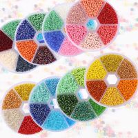 6000pcs Czech Glass SeedBeads Handmade DIY Bracelet Jewelry Accessories Kit Small Crystal Beads Boxed Set For Jewelry Making Beads