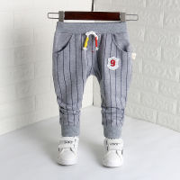 IENENS Baby Children Boys Pants Kids Wear Toddler Infant Cotton Long Trousers Elastic Waist Bottoms for 1-3 Years