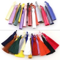 【YF】☊✺  5Pcs/set 80mm Color Cotton Silk Tassel With Hole Earring Pendant Tassels Jewelry