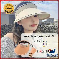 Wisell หมวกกันแดด หมวกครึ่งใบ หมวกครึ่งหัว สไตล์เกาหลี แฟชั่นฤดูร้อน  Sun visor