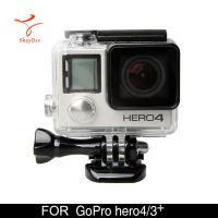 45m Underwater Housing Case Waterproof Protective Cover for GoPro Hero 4/3+ 45m กรณีที่อยู่อาศัยใต้น้ำกันน้ำป้องกันครอบคลุมสำหรับ GoPro Hero 4/3+