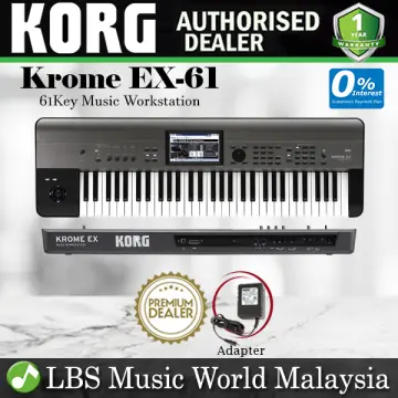 KORG Krome 61 EX CU, 61 key Workstation Synthesizer, Copper : :  Musical Instruments