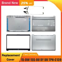 2023 ☆ ใหม่สำหรับ HP 15S-DU 15S-DY 15-CS 15S-DR 15-DW TPN-C139 250 G8หน้าจอ LCD สำหรับแล็ปท็อปฝาหลังฝาปิดโน้ตบุคฝ่ามือบานพับเคสด้านล่างด้านบน