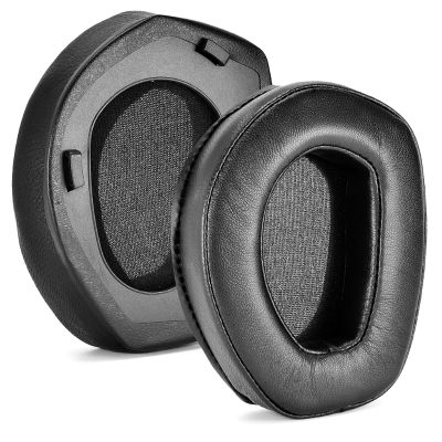 ชุดหูฟังแบบพกพาแผ่นรองหูแผ่นปิดหูกันหนาวสำหรับ Hdr RS165ฟองน้ำหูฟัง AKG แผ่นหนังสีดำ