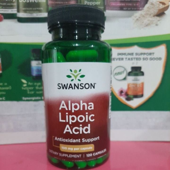 Alpha Lipoic Acid 100mg. 120 capsules EXPIRY: March 2024 Swanson ...