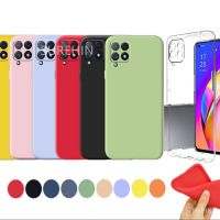 ⊕✶▣ SUREHIN Soft Case For Samsung Galaxy A22 4G Cover Transparent 5G Purple Green Yellow Silicone Skin For Samsung Galaxy A22 Case