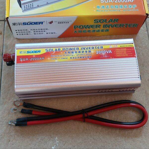 Power Inverter DC To AC 2000 Watt Perubah DC 12V Ke AC PLN 220V SUOER ...