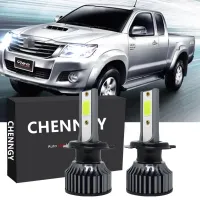 ชุดหลอดไฟหน้า LED P1 12-24V 6000K สีขาว สําหรับ Toyota Hilux VIGO KUN25 ปี 2004-2013 1 คู่ รับประกัน 10 เดือน