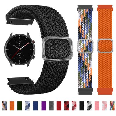 lipika 20mm 22mm Adjustable Nylon Wrist Strap for Huami Amazfit GTR 2 Watchband for Amazfit GTR 42mm 47mm GTS 2 Mini/Bip Watch Bracelet