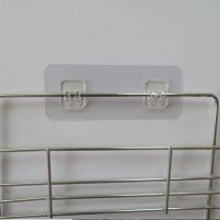 【CC】 Adhesive Wall Hooks Transparent Door Hanger Cup Sucker Holder for Organizer