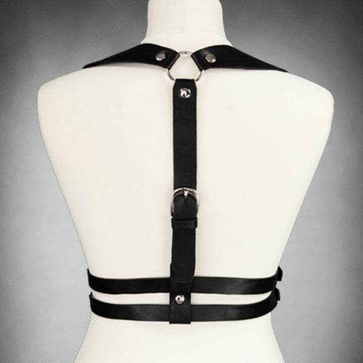 2020-brand-leather-punk-belts-for-women-metal-popular-leather-suspenders-corset-female-harness-slimming-waist-straps-rivet-belt