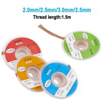 2-3.5mm Desoldering Mesh Braid Tape Copper Welding Point Solder Remover Wire Soldering Wick Tin Lead Cord Flux For Soldering