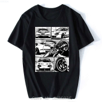 Summer (สต็อกเพียงพอ) Fashion T Shirt Fragment T-shirt White Jdm Boost Turbo Japanese Car Fans Racing Race Tee Shirtคุณภาพสูง size:S-5XL