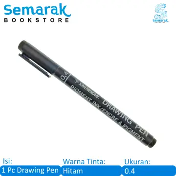 Snowman Drawing Pen Black – Zaقumh ART Store