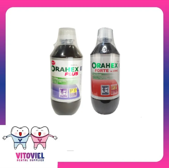 ORAHEX FORTE WITH Zinc/Orahex Plus Mouthwash 500ML Lazada PH