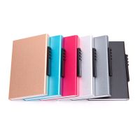 Automatic pop-up aluminum card package RIFD aluminum demagnetization proof anti-theft brush credit card case card sets --A0509