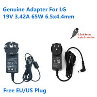 Original 19V 3.42A 65W AC DC Adapter Charger สำหรับ LG Monitor 32UL750 ADS-65FAI-19 19065EPG-1 19065EPCU-1 Switching Power Supply