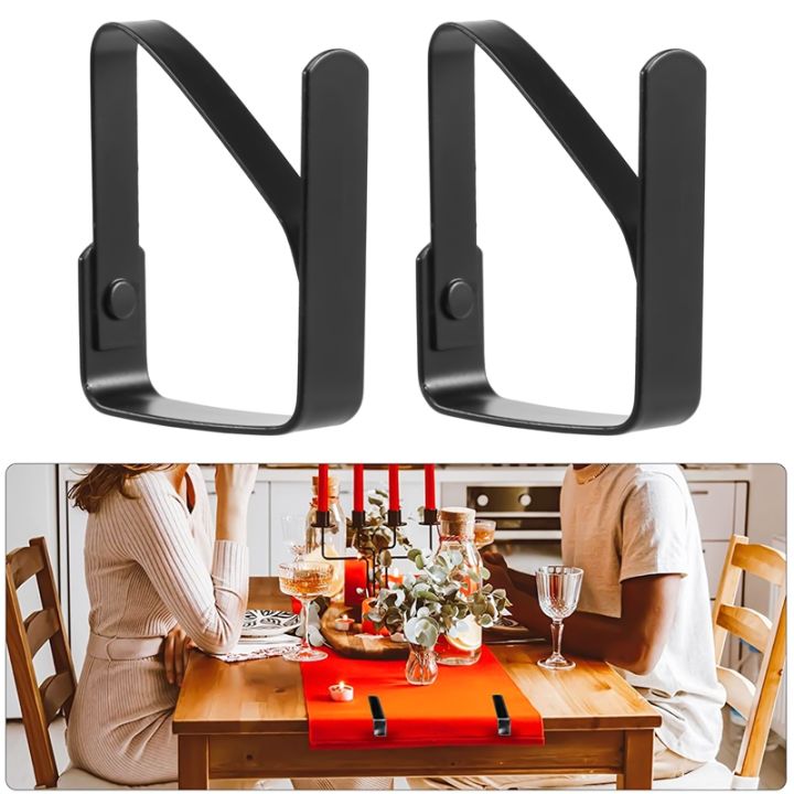 8pack-stainless-steel-tablecloth-clips-black-picnic-tablecloth-clips-adjustable-anti-skid-fixed-clip-table-cloth-holder