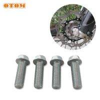 OTOM Motorcycle Front Shock Absorber Foot Bolts 8.8 Grade Steel Screw 0015080253 For KTM EXC XC SX SXF 300 500 525 690 Motocross Nails Screws Fastener