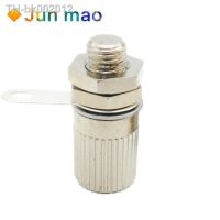 ✵ஐ┇ 2PCS Grounding banana socket 4mm panel test stand female plug all copper terminal 4mm power metal ground wire post