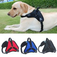 【FCL】❖♙∏ Heavy Duty Dog Harness Collar Padded Extra Big Large Medium Small Harnesses vest Dogs Supplies