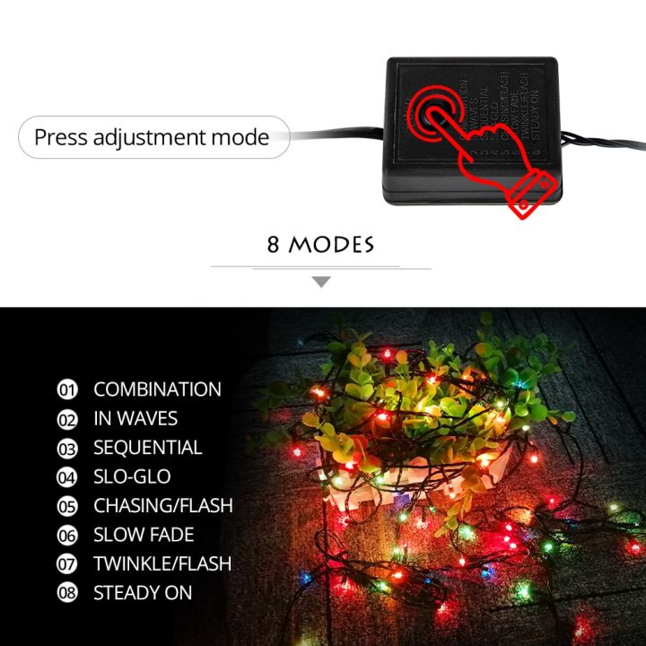 fast-delivery-wangshenghui-ไฟสาย-led-rgb-ไฟประดับ10ม-ตกแต่งต้นคริสต์มาสไฟ-led-100ดวงกันน้ำไฟประดับวันหยุด