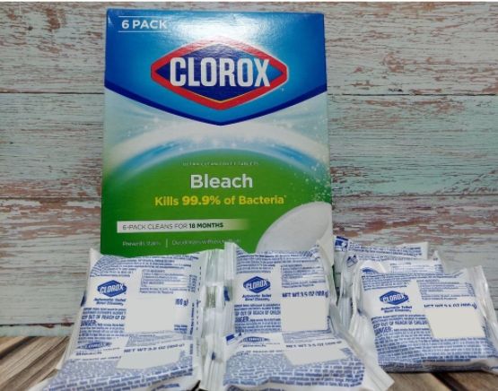 clorox-automatic-toilet-bowl-cleaner-100-g-ผลิตภัณฑ์ทำความสะอาดโถสุขภัณฑ์-ขนาด-100-ก้อน-แบ่งขายจากกล่องละ6ก้อน