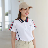 POLOLAND เสื้อโปโลหญิง รุ่นกะลาสี - สีขาว