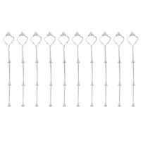 10 x Sets 2 or 3 Tier Cake Plate Stand Fittings Silver Plate Stands New