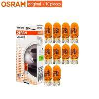 OSRAM T10 2827 W5W Amber Standard Interior Light Resver Lamps Yellow OEM Auto Bulbs Original 12V 5W W2.1x9.5d (10pcs)