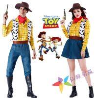 Halloween cosplay disco Toy Story Woody couple outfit western cowboy men and women party stage