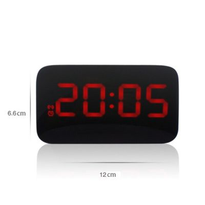 【Worth-Buy】 สาย Usb ควบคุมนาฬิกานาฬิกาปลุกแบบตั้งเตือนซ้ำไฟแบล็คไลท์ขนาดใหญ่แบบนาฬิกาปลุก Led อิเล็กทรอนิกส์ดิจิตอลแสดงบนโต๊ะ