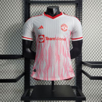 เสื้อทีมฟุตบอลชุดอุปกรณ์ฟุตบอล2023 2024สำหรับผู้ชาย United Jersey เวอร์ชันผู้เล่น23/24