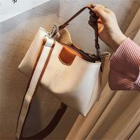 Hot Sale Fashion Bucket Bag Female 2021 New Handbag Color Matching Korean Simple And Cute Messenger Bag