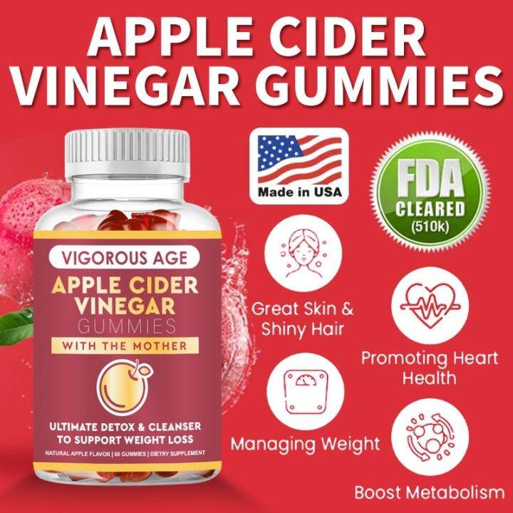 Golden Apple Cider Vinegar gummies weight control Goli Vitamins E well