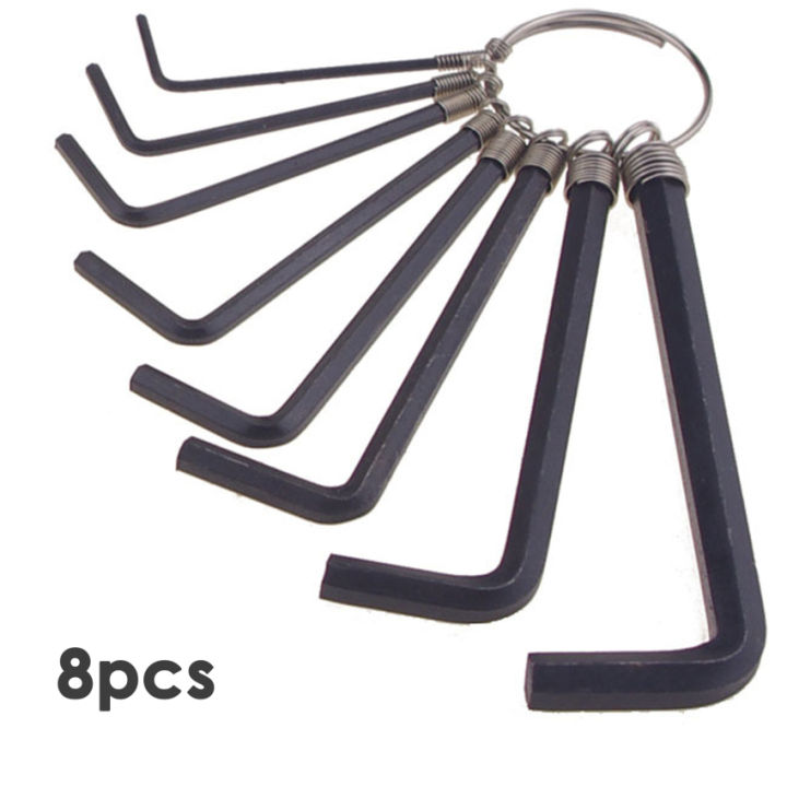 ประแจอัลเลนขนาดเล็ก8ชิ้น-wr017021กุญแจอัลเลน-cr-v-แขวน-แหวน-ออกแบบอุปกรณ์ทำมือซ่อม