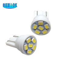 100ชิ้น12โวลต์6SMD LED W5W T10 194 168 W5W ที่จอดรถหลอดไฟอัตโนมัติด้านลิ่มแสงโปรโมชั่นโคมไฟสดใสสีขาวใบอนุญาตหลอดไฟ