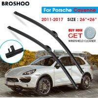 ZZOOI Car Wiper Blade For Porsche Cayenne 26"+26" 2011-2017 Auto Windscreen Windshield Wipers Blades Window Wash Side Pin