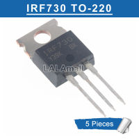 5Pcs IRF730 TO-220 IRF730PBF TO220 400V 5.5A N-Channel MOSFET ทรานซิสเตอร์ใหม่เดิม